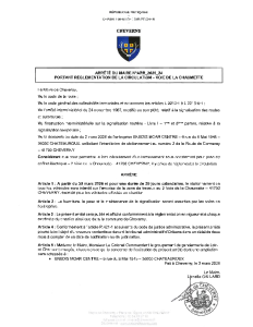 ARR_2026_24 Interdiction stationnement Voie de la Chaumette 30j ENEDIS