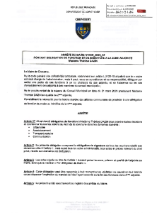 ARR_2026_35 – Délégation de fonction et de signature à la 2ème adjointe