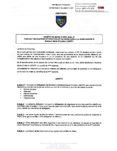 ARR_2026_37 – Délégation de fonction et de signature à la 4ème adjointe