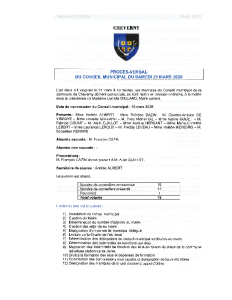 PV du 21 mars