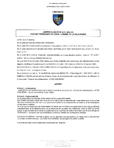ARR_2026_65 Permission de voirie – Chemin de la Belauderie – SERVA TP