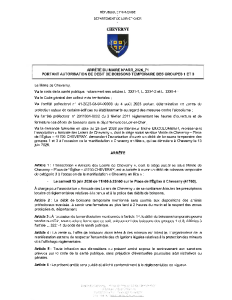 ARR_2026_71 Débit de boisson – Amicale des Loisirs – Cheverny en Fête