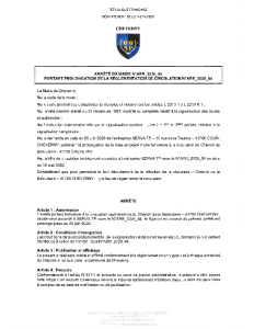 ARR_2026_85 Prolongation ARR_2026_64 chemin de la Belauderie – SERVA TP