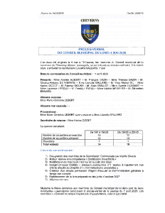 PV du 4 mai